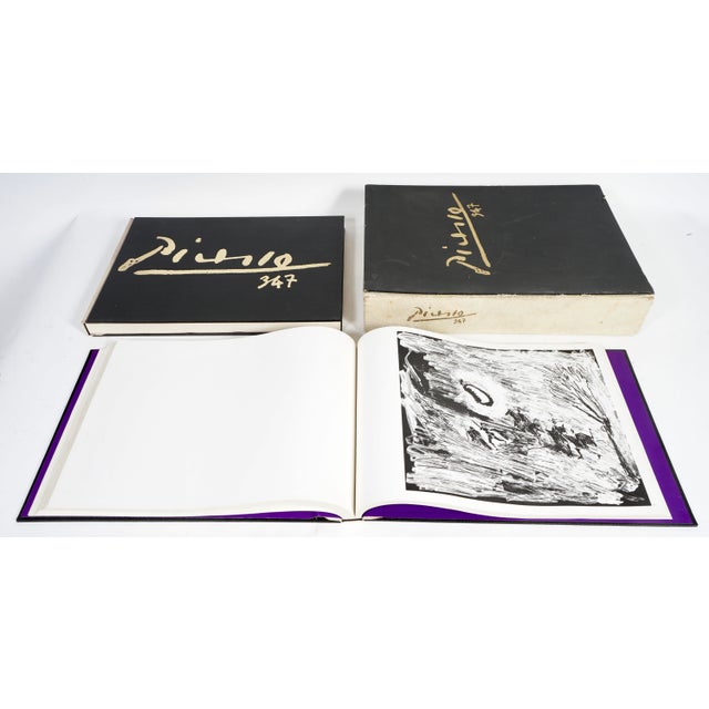 Pablo Picasso Vintage Two-Volume Books Picasso 347 For Sale - Image 4 of 8