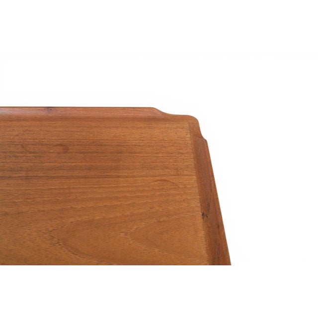 Mid 20th Century Attributed to Holger Georg Jensen Teak Side Table With Lower Rack For Sale In San Francisco - Image 6 of 6