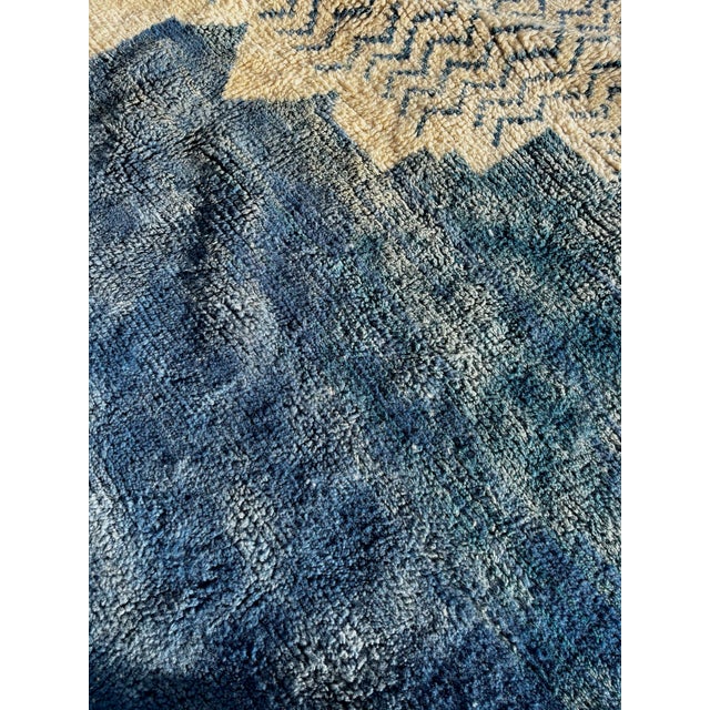 2020s Square Moroccan Beni Ourain Wool Rug For Sale - Image 5 of 8