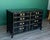 Vintage High Gloss Black Lacquered French Provincial Dresser of Nine Drawers For Sale - Image 4 of 16