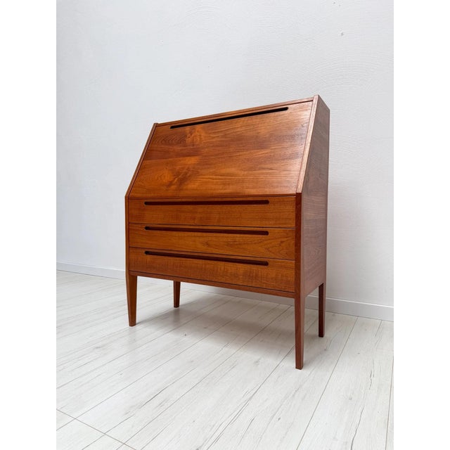 Wood Vintage Danish Teak Secretary Desk from Tørring Møbelfabrik, 1960s For Sale - Image 7 of 15
