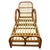 Restored Two-Strand "Half Moon" Rattan Cup Seat Chaise Lounge For Sale - Image 10 of 12
