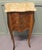 Stone French Marquetry and Marble Bombe Shaped Bedside Tables, Set of 2 For Sale - Image 7 of 8