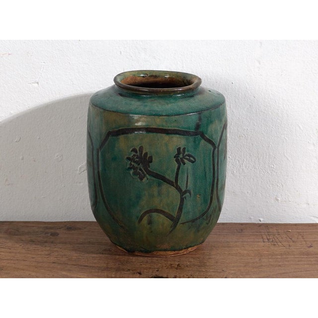 Antique Chinese Ceramic Vase For Sale - Image 4 of 8