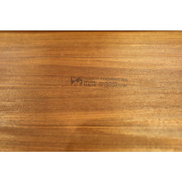 Danish Teak A Welcome Hallway Set with Mirror, Wall Console and Hook Rail from Vildbjerg Møbelfabrik, 1960s, Set of 3 For Sale - Image 18 of 18