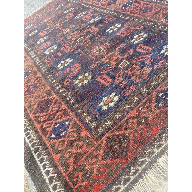 Antique Turkmen Baluch Rug For Sale - Image 18 of 18