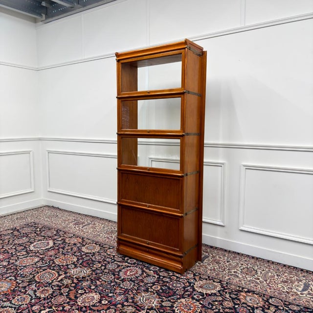 Bookcase Door in Ash and Glass from Globe Wernicke For Sale - Image 5 of 17