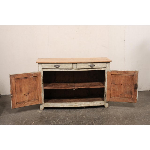 19th Century Swedish 19th Century Buffet W/ Softly Bowed Front For Sale - Image 5 of 12