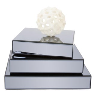 Grigio Mirrored Set of Three Platforms For Sale