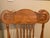 1980s Solid Oak Rocking Chair For Sale - Image 4 of 8