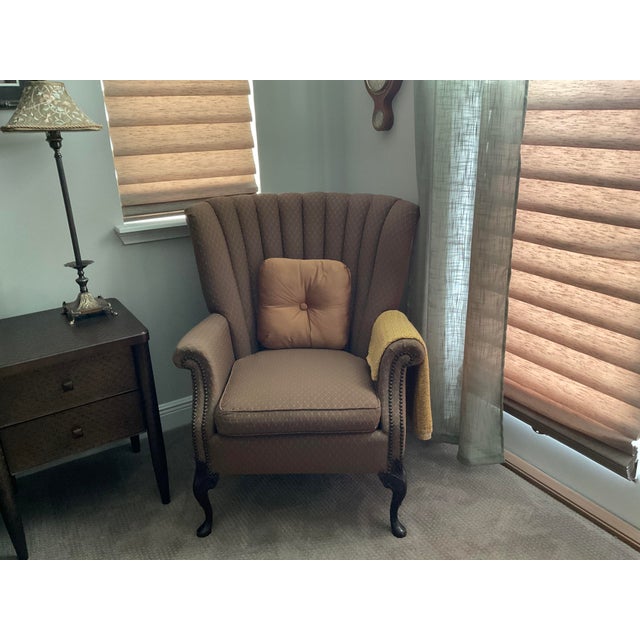 Vintage Channel Back Arm Chair-1940’s, excellent condition. This is an Authentic 1940’s Carved Clawfoot Channel Back Chair...