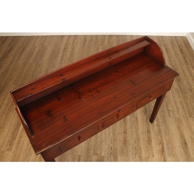 Wood Custom Crafted Farmhouse Pine Server Or Sideboard For Sale - Image 7 of 12