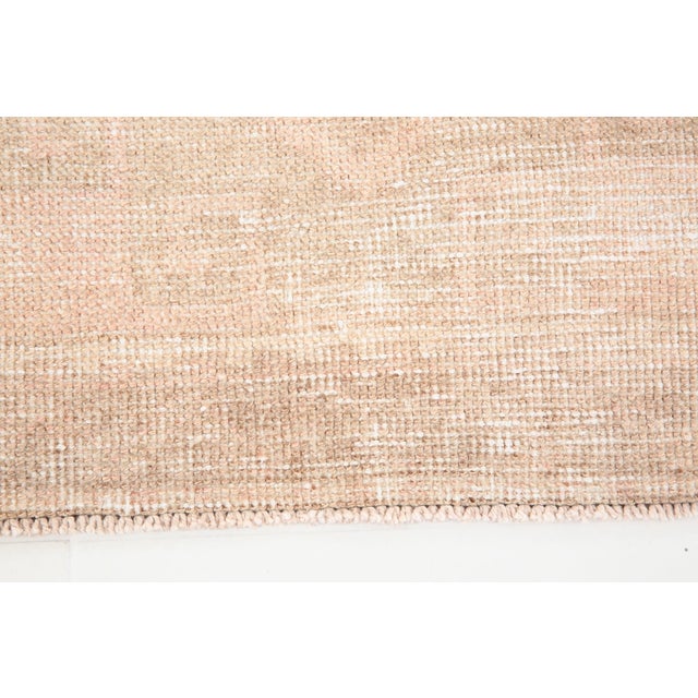 Turkish Runner Rug in Faded Beige and Brown For Sale - Image 12 of 18