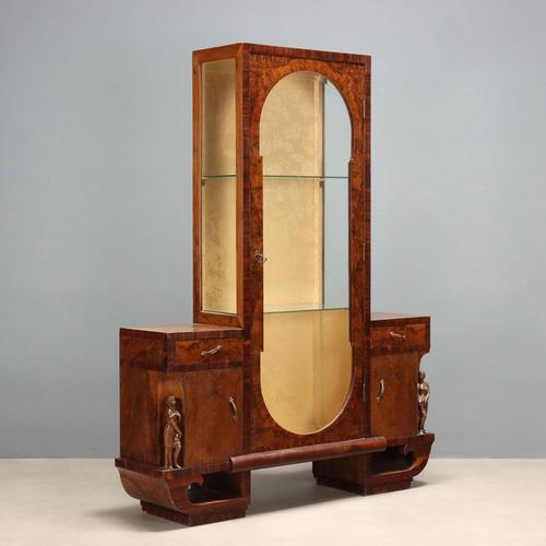 Vintage Showcase Cabinet, 1920s For Sale - Image 15 of 15