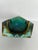 Aqua Vintage Faceted Sommerso Murano Glass Block Bowl, 1960s For Sale - Image 8 of 10