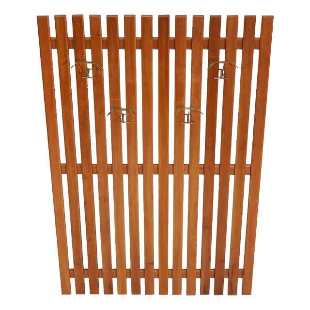 Wall-Mounted Coat Rack by Gianfranco Frattini, 1950s For Sale
