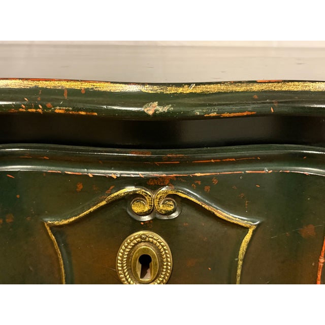 Wood Late 20th Century Commode in the Style of a Louis XV Lyonnaise Commode For Sale - Image 7 of 17