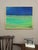 Mid-Century Modern Mid-Century Modern 'Where the Sky Deepens' Swedish Original Abstract Landscape Oil Painting, Framed For Sale - Image 3 of 13