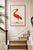 Paper Scarlet Ibis, Vintage Art Print Reproduction, 24" X 36" For Sale - Image 7 of 12