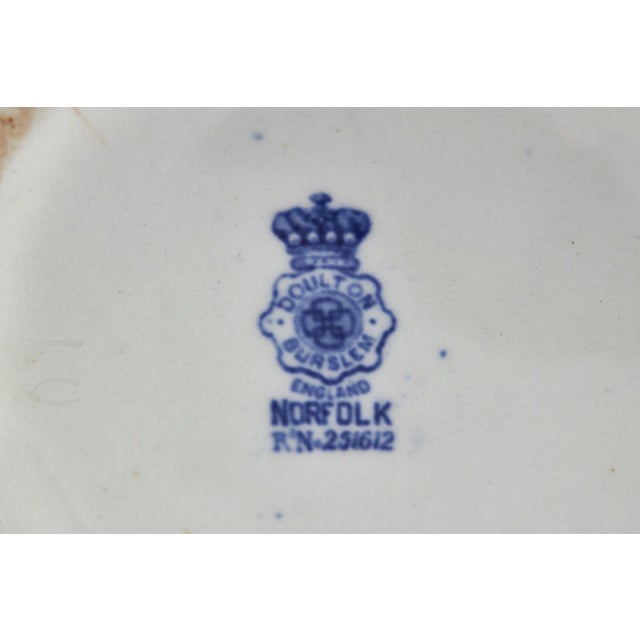 Antique Blue and White Norfolk Windmill Jug, 1890 For Sale - Image 6 of 7