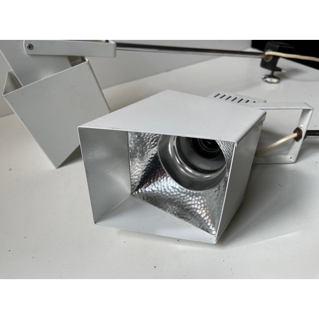 1970s Industrial Scandinavian Wall or Clamp Lamps by Davids Lampe, 1970s, Set of 2 For Sale - Image 5 of 11