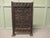 Gothic Carved Oak Fire Screen This sturdy Screen has a carved oak panel set in an Oak frame The screen is in good...