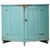 Blue Antique Gustavian Corner Sideboard in Pine, 1790 For Sale - Image 8 of 8