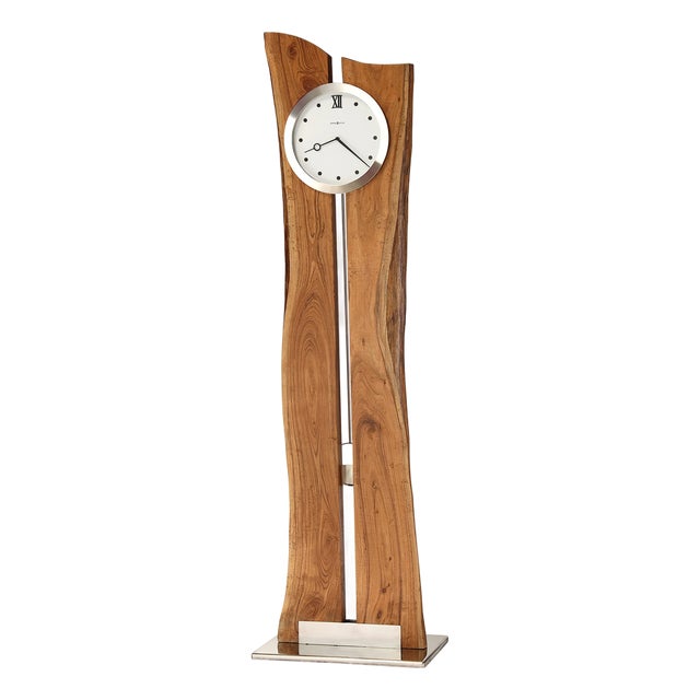 Howard Miller Otto Floor Clock Live-Edge Cherry For Sale