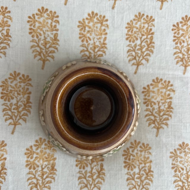 Antique English Doulton Lambeth Match Striker For Sale - Image 4 of 7