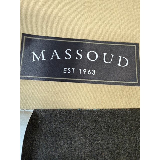 Massoud Furniture Massoud Furniture Nala Wing Chair For Sale - Image 4 of 12