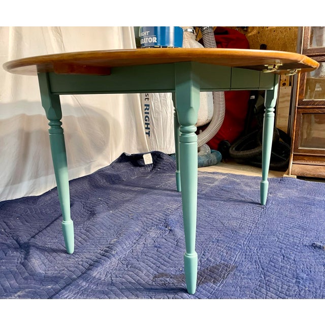 Nichols & Stone Vintage Nichols and Stone Country Sheridan Dining Table For Sale - Image 4 of 12