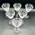 Meissen Crystal Wine Glasses, Floral Engraved & Cane Cut, German Bleikristall, 1960s, Set of 6 For Sale - Image 9 of 18