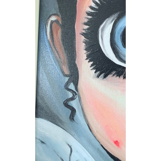 Paint Late 20th Century The World Through My Eyes Signed and Numbered Giclée on Canvas With Hand-Embellishment. For Sale - Image 7 of 14