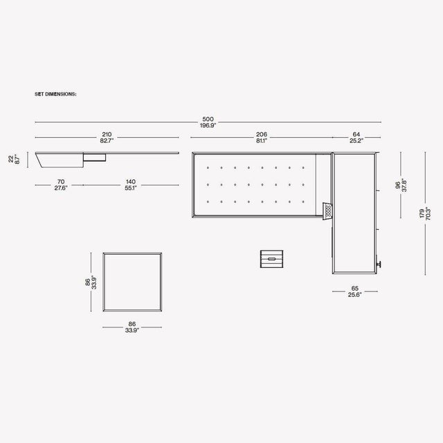 Lc35 Maison Du Brazil Living Room Set by Le Corbusier and Charlotte Perriand for Cassina, Set of 5 For Sale - Image 14 of 18