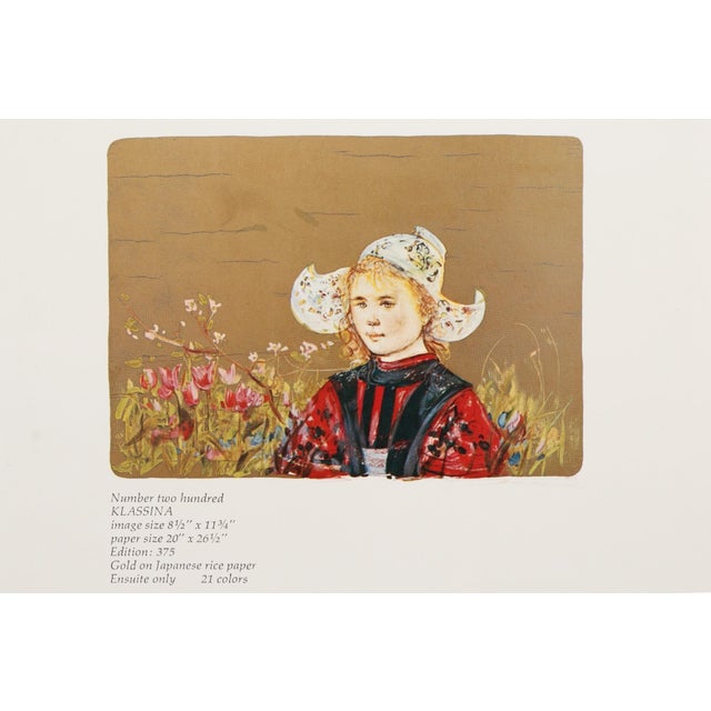 Orange Hibel Lithographs by Theodore Plotkin For Sale - Image 8 of 9