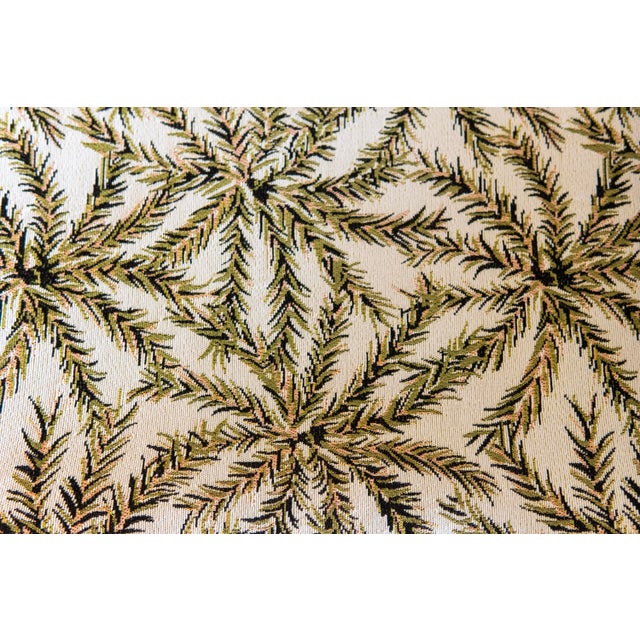 1970s McGuire Director’s X-Chair in Palm Print For Sale - Image 11 of 12