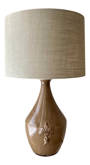 Circa 2000 Rustic Italian Country-Inspired “Pottery Vase” Table Lamp - Shade Included