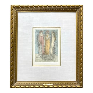 Pablo Picasso "Groupe De Trois Femmes" (The Three Graces) Limited Edition Etching For Sale