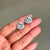 English 1900th Century Inspired 18k Gold Trillion Aquamarine Earrings With Diamonds, 3.55ct- A Pair For Sale - Image 3 of 15