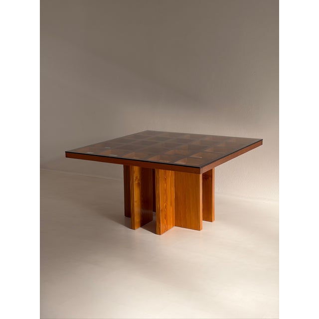 Wood Regolo Dining Table by Gianfranco Fini for Poltronova, 1970s For Sale - Image 7 of 8