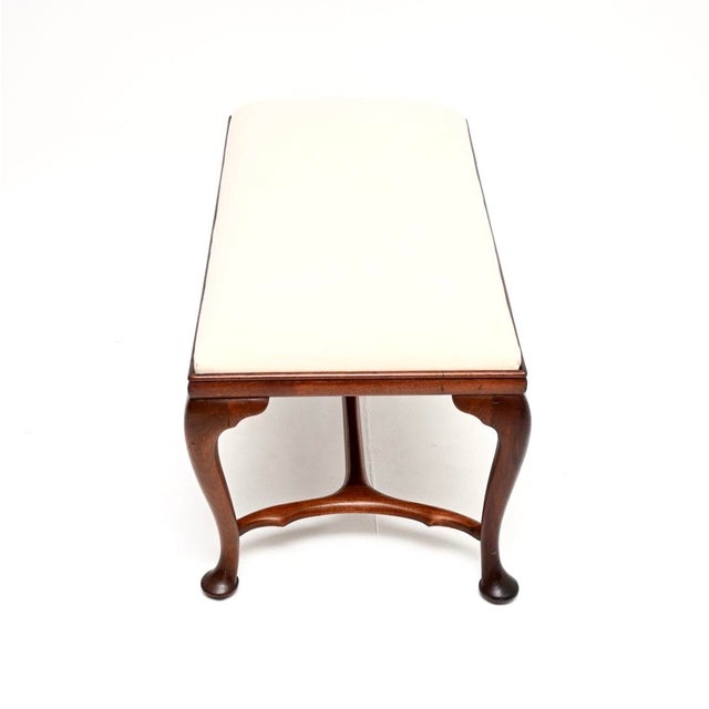 19th Century Antique English Georgian Bench, 1890s For Sale - Image 5 of 7
