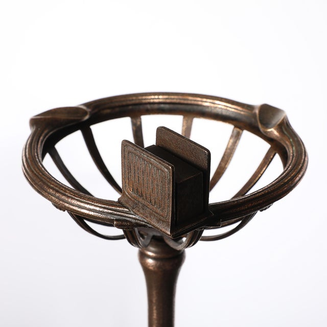 Art Deco Gilt Bronze Smoking Stand Signed Tiffany Studios New York #1649 For Sale - Image 15 of 18