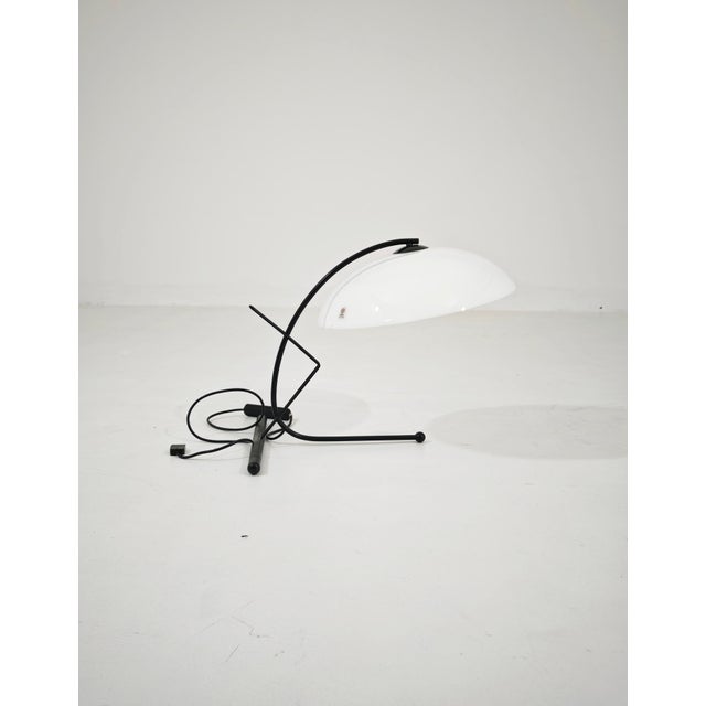 Table Lamp in Murano Glass and Black Metal, 1980s For Sale - Image 11 of 18