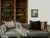 2020s “Seahorse" Green Abstract Art in Vintage Frame, Transitional Living Room Art by JTS For Sale - Image 5 of 10