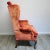 Wood Queen Anne Wingback Chair by Walker For Sale - Image 7 of 8