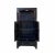 Chinese Distressed Black Lacquer Open Shelf Storage Wardrobe Cabinet For Sale - Image 4 of 6