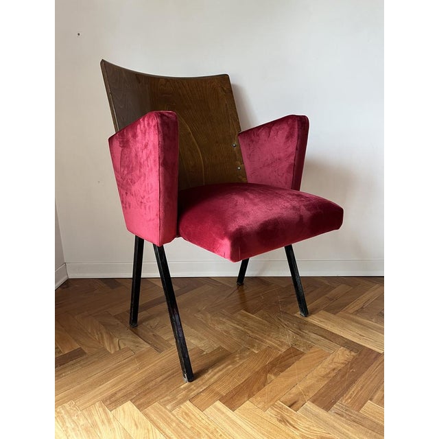 Set of Mid-Century Theatre Armchairs, 1950s For Sale - Image 4 of 18