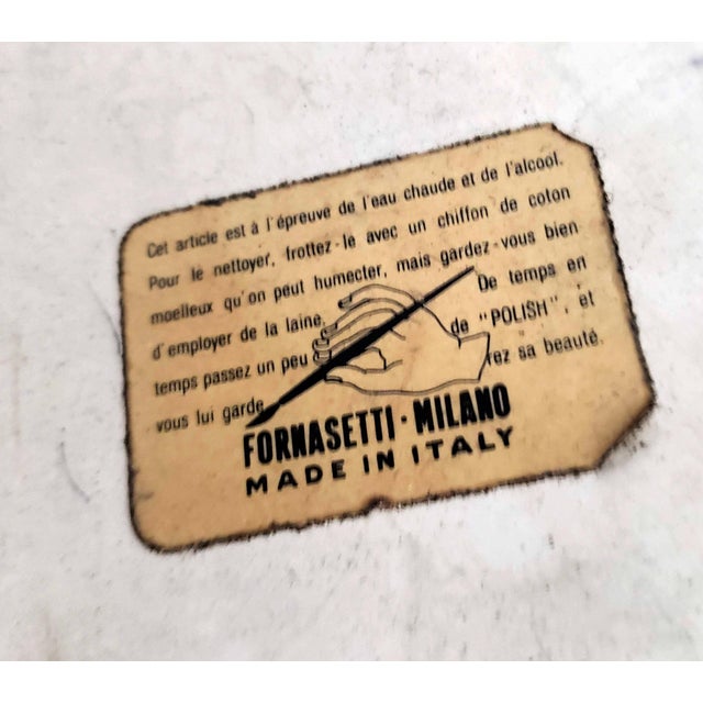 Piero Fornasetti Bordo Bassorilievo Coffee Table, Black and Gold, Milan, Circa 1955 For Sale - Image 9 of 9