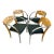 Vintage Paoli, Inc. Chrome & Light Wood Armchairs – Set of 4 For Sale