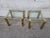 Hollywood Regency 1980s Two Mastercraft Style Side Tables For Sale - Image 3 of 18